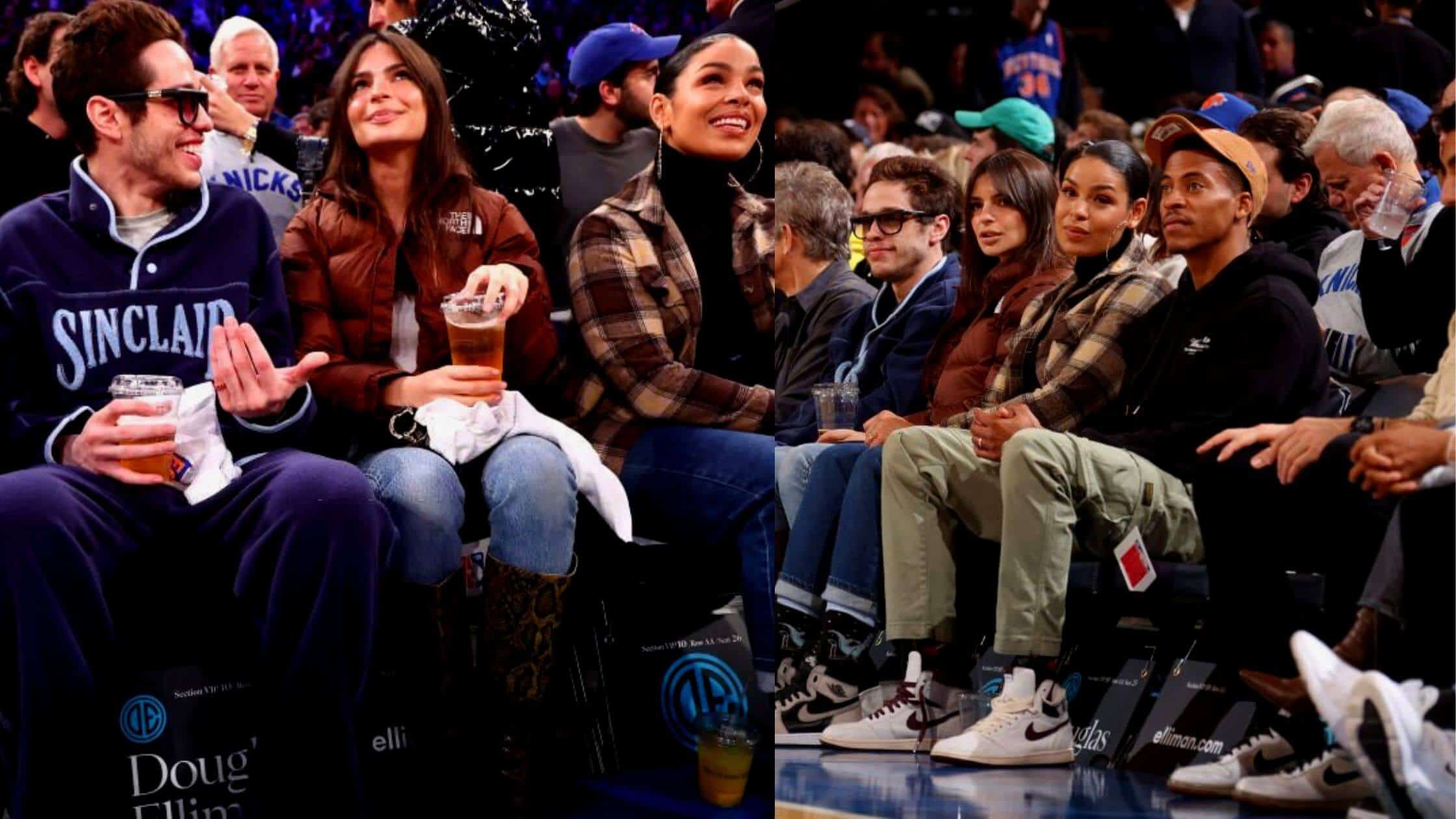 Emily Ratajkowski And Pete Davidson Seen At A New York Knicks Game