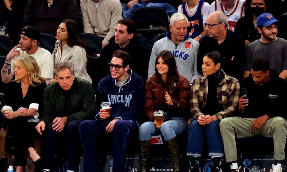 Emily Ratajkowski And Pete Davidson Seen At A New York Knicks Game
