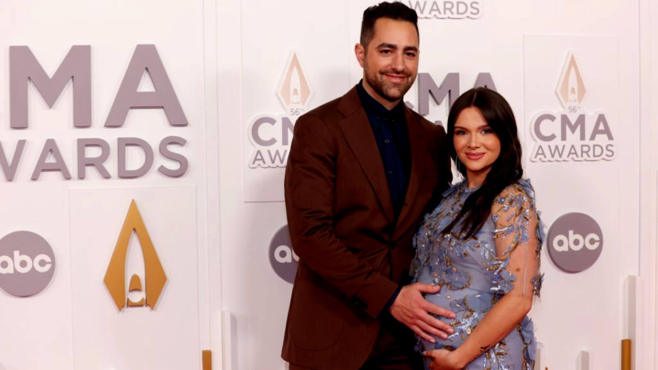 Katie-Stevens Announces Pregnancy During CMA Awards 2022 Red Carpet