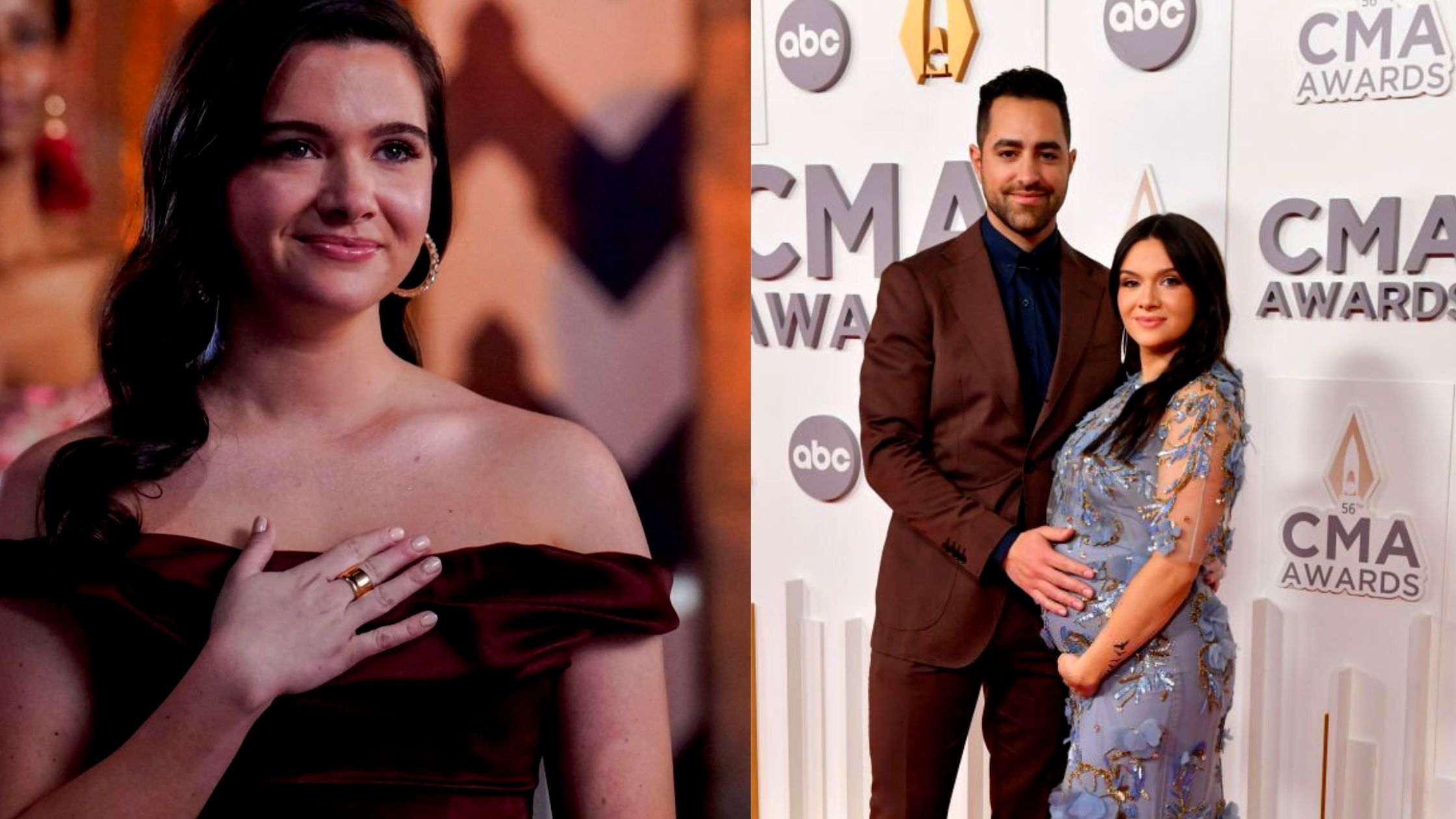 Katie-Stevens Announces Pregnancy During CMA Awards 2022 Red Carpet