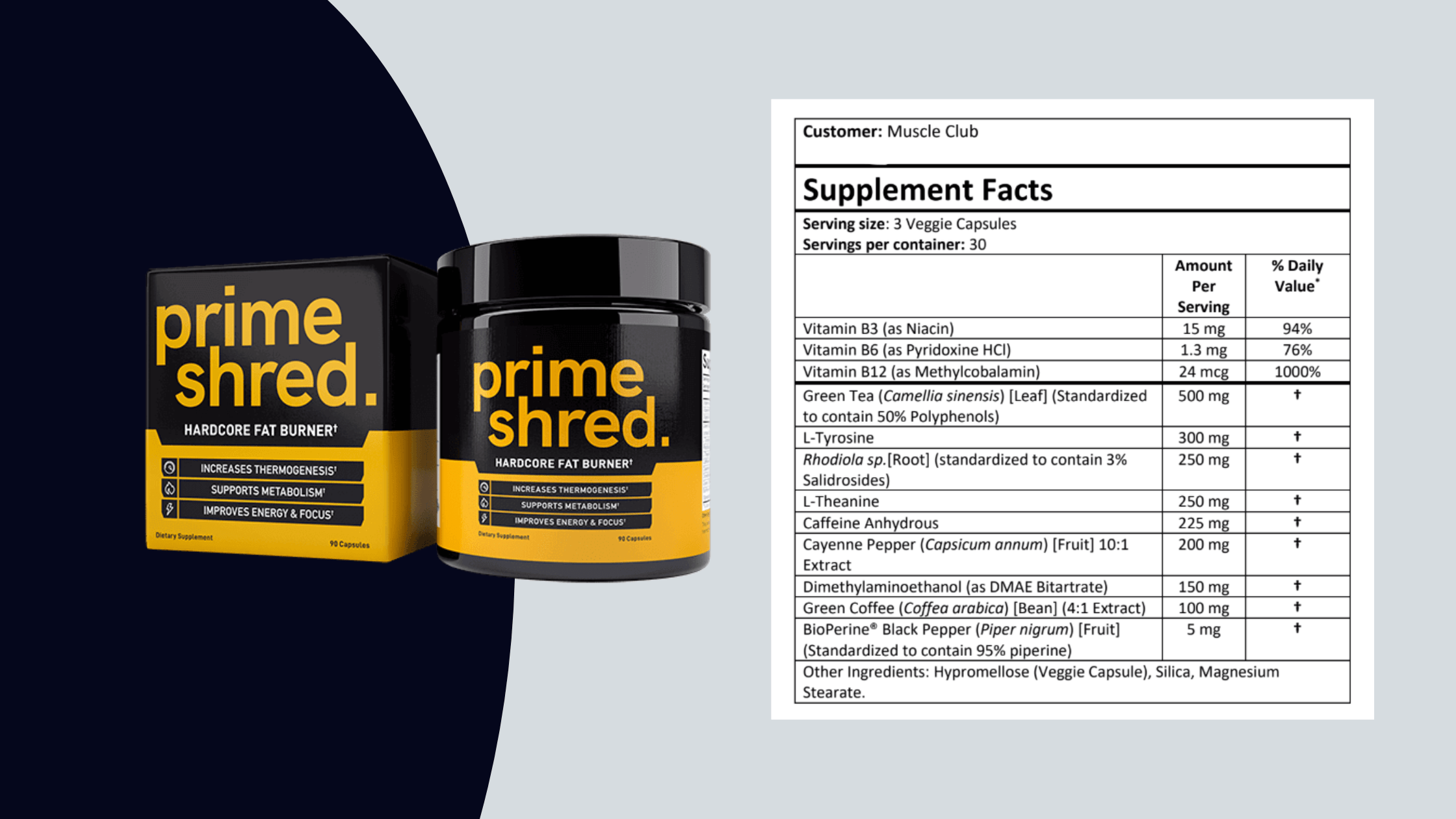 PrimeShred Supplement