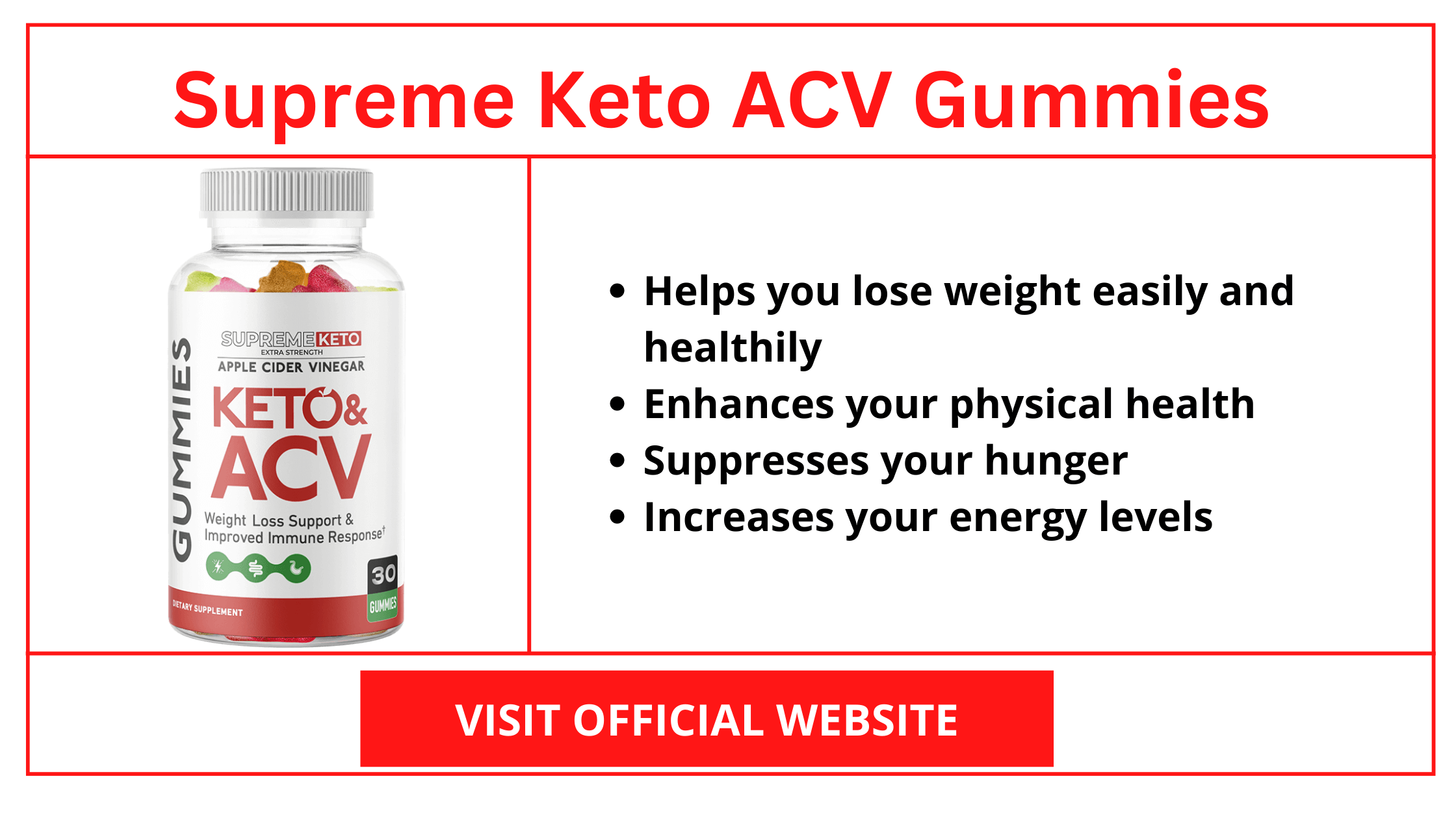 Supreme Keto ACV Gummies