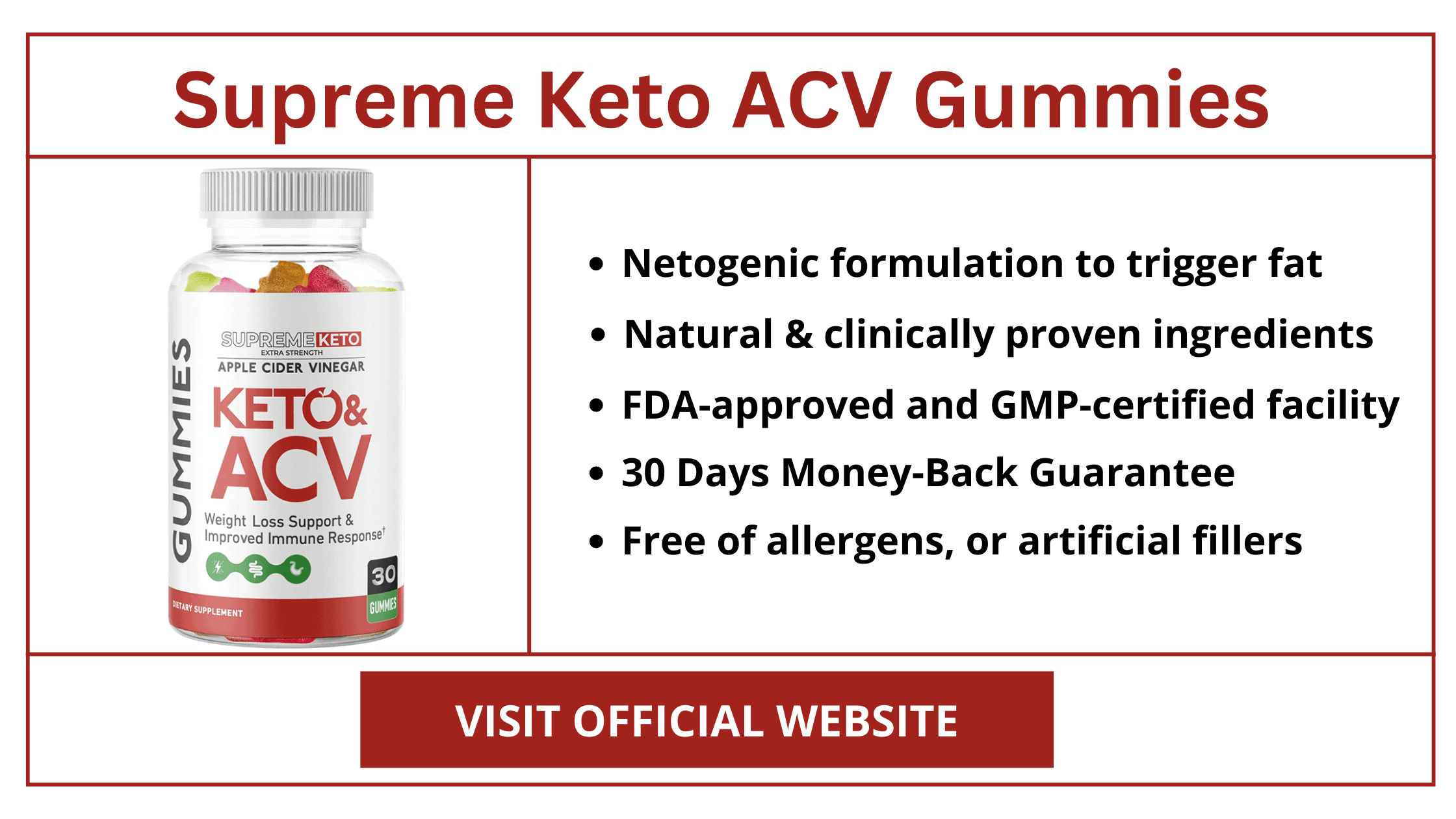 Supreme Keto ACV Gummies