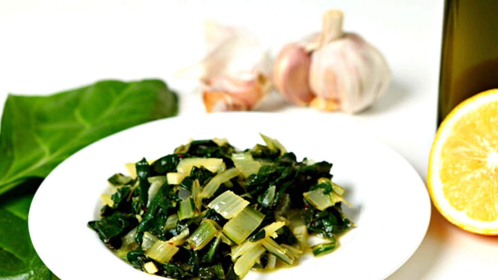 Swiss Chard With Garlic And Onions