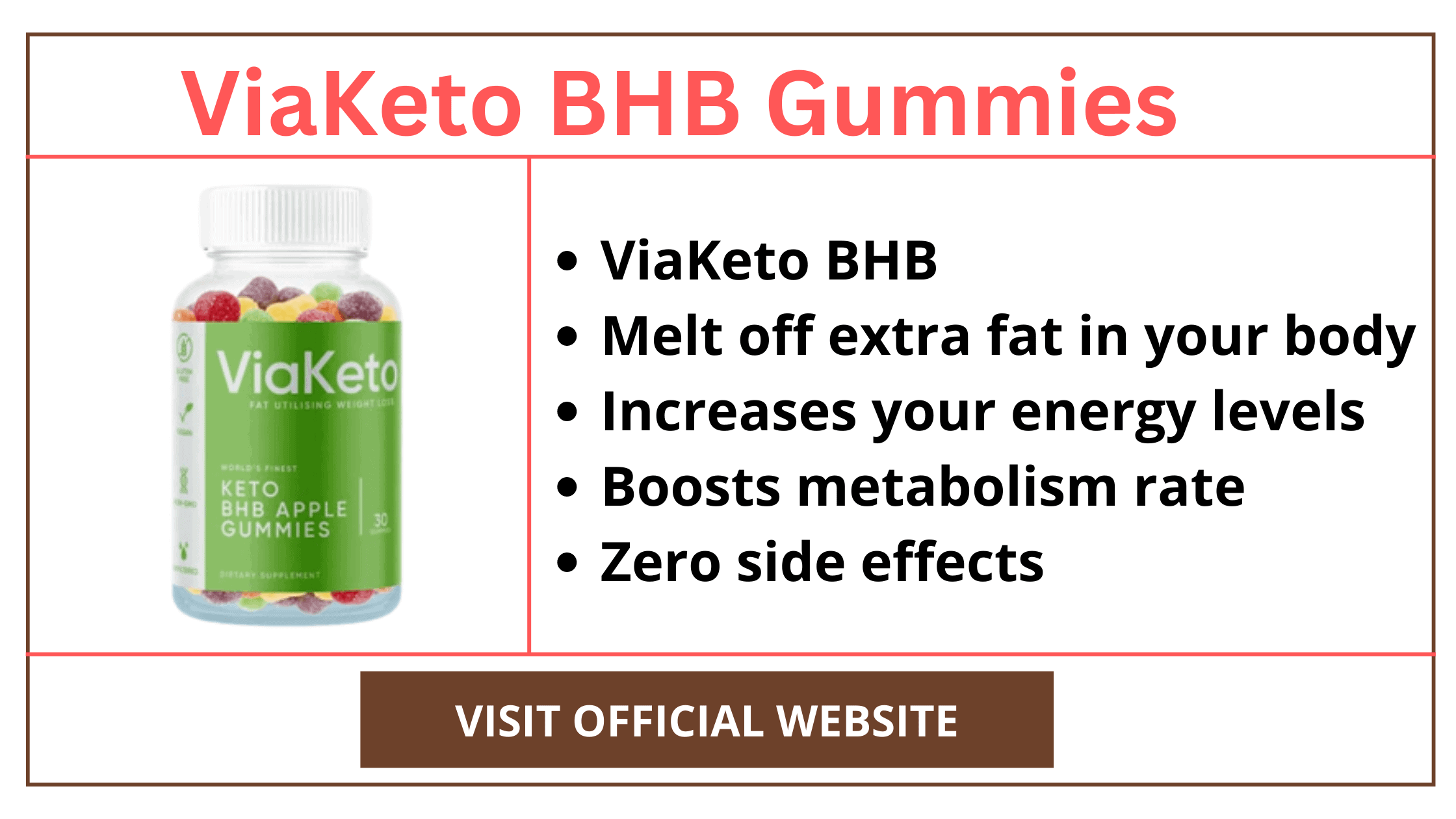 ViaKeto BHB Gummies Benefits