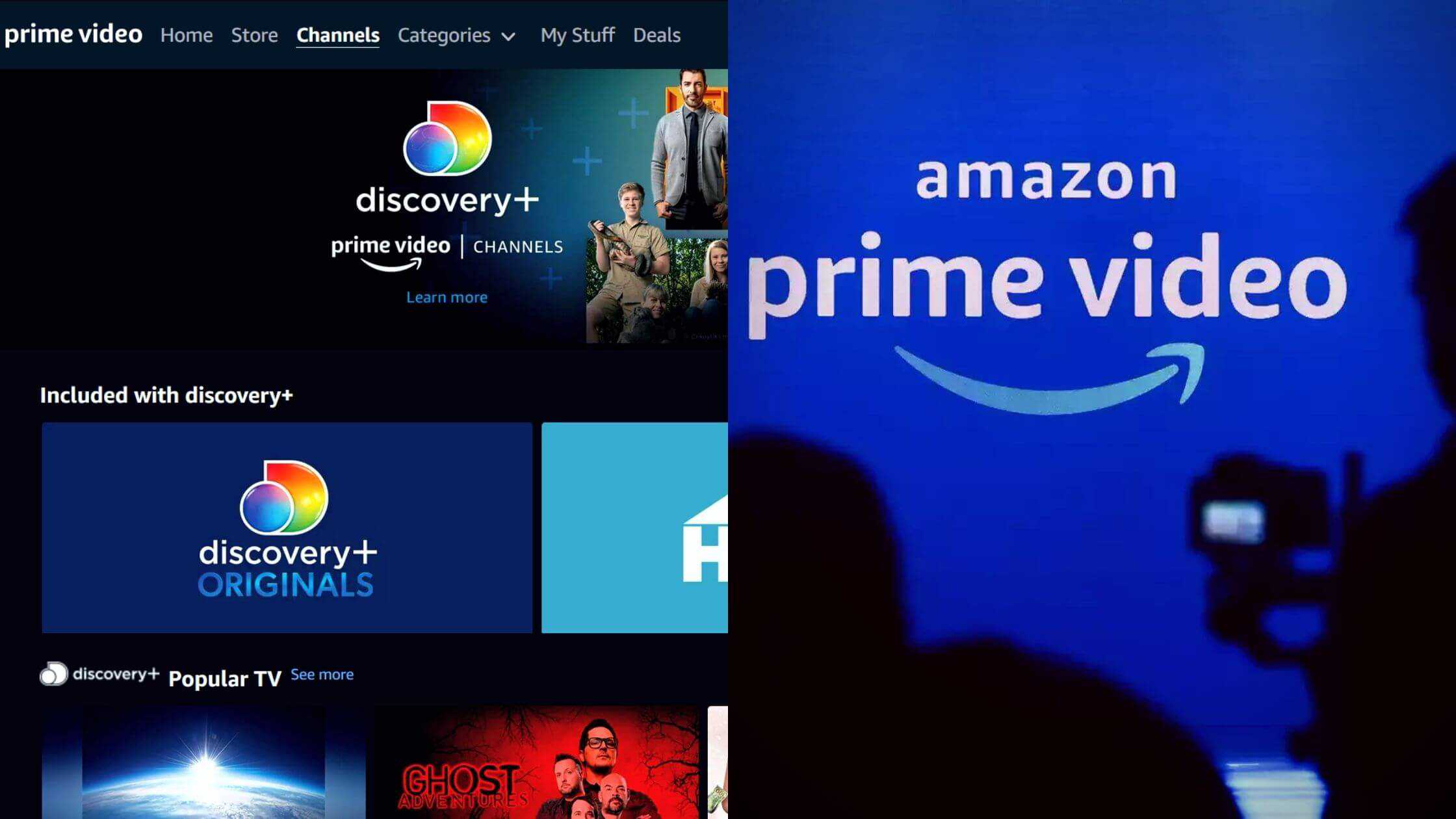 Discovery+ Is Released By Warner Bros. On Amazon Prime Video In Canada