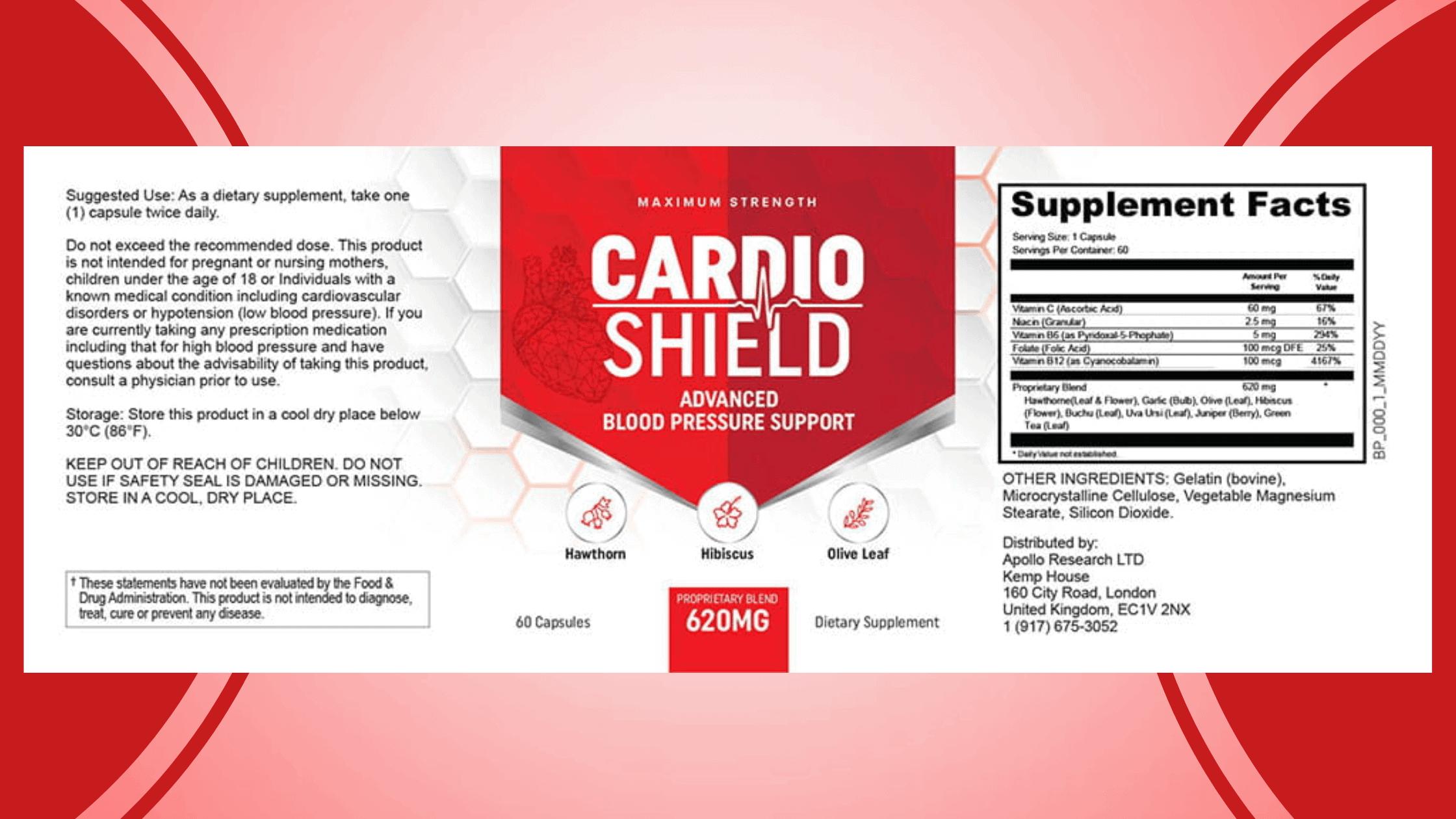 Cardio Shield Dosage