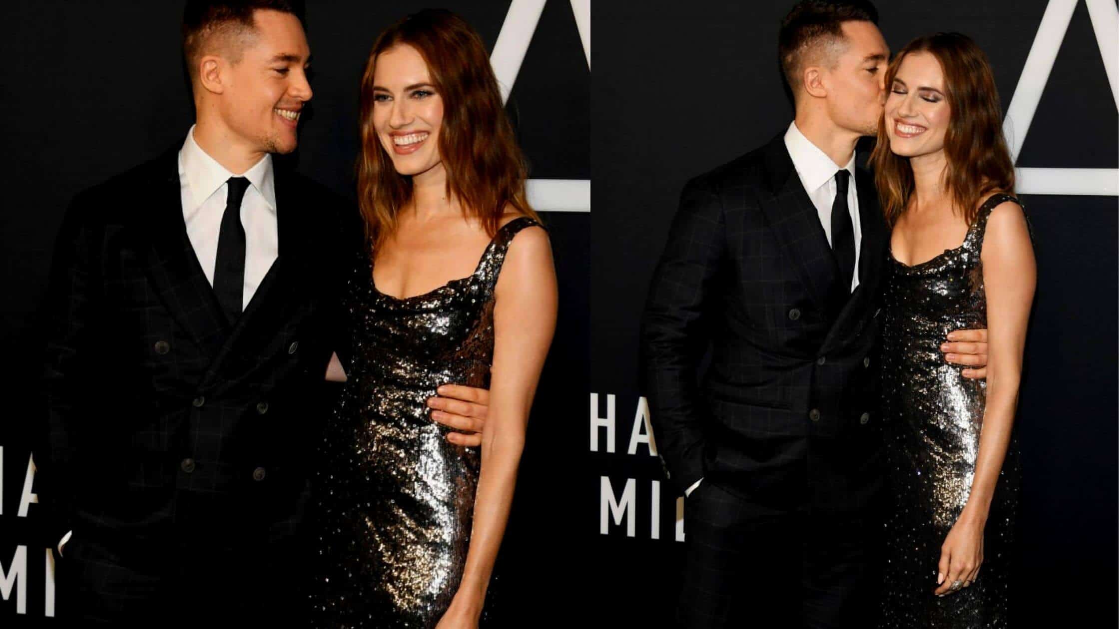 Finally Engaged Allison Williams And Alexander Dreymon Ties Knot After 3 Years Together
