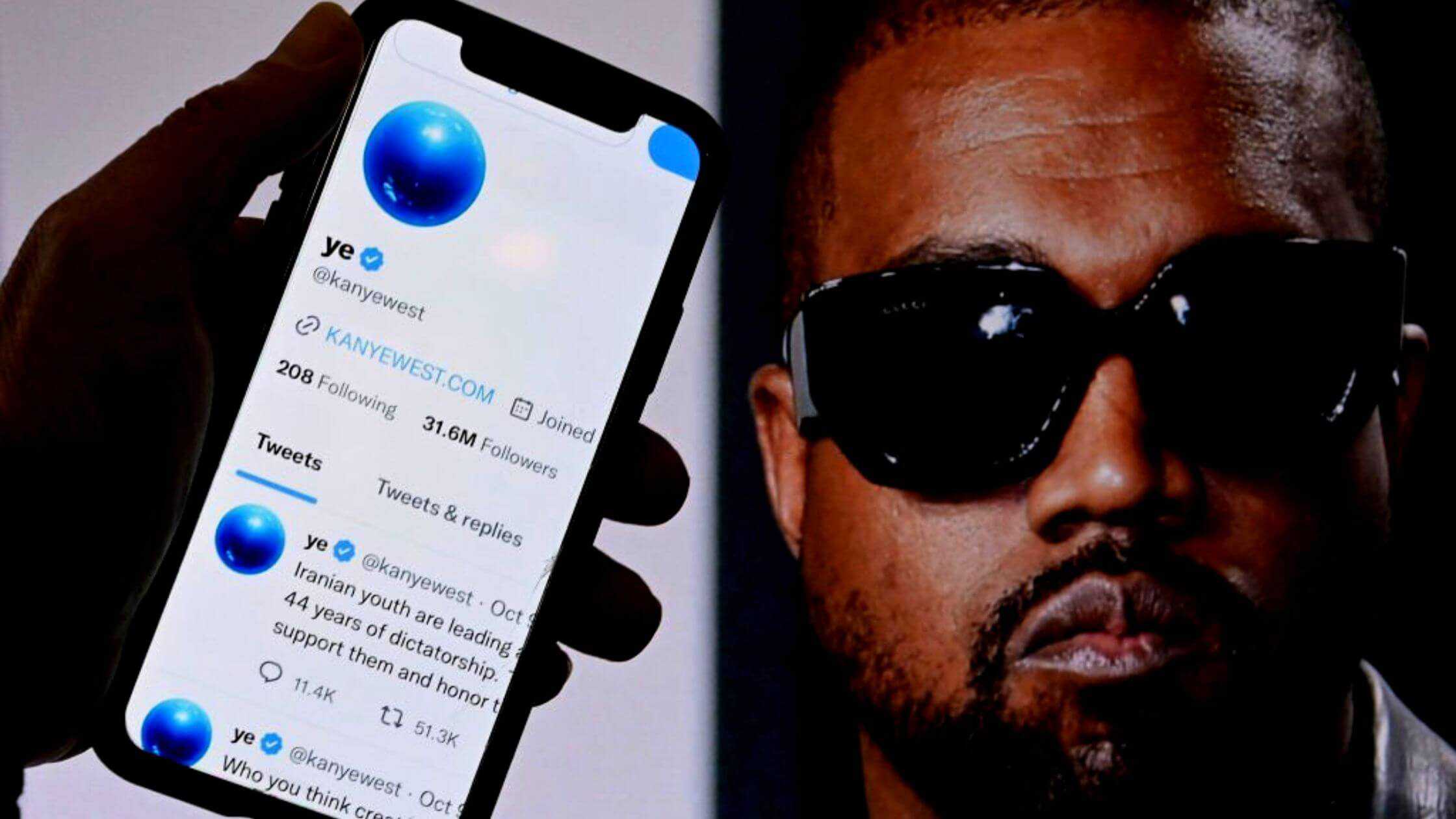 Kanye West's Twitter Account Suspended For Inciting Violence