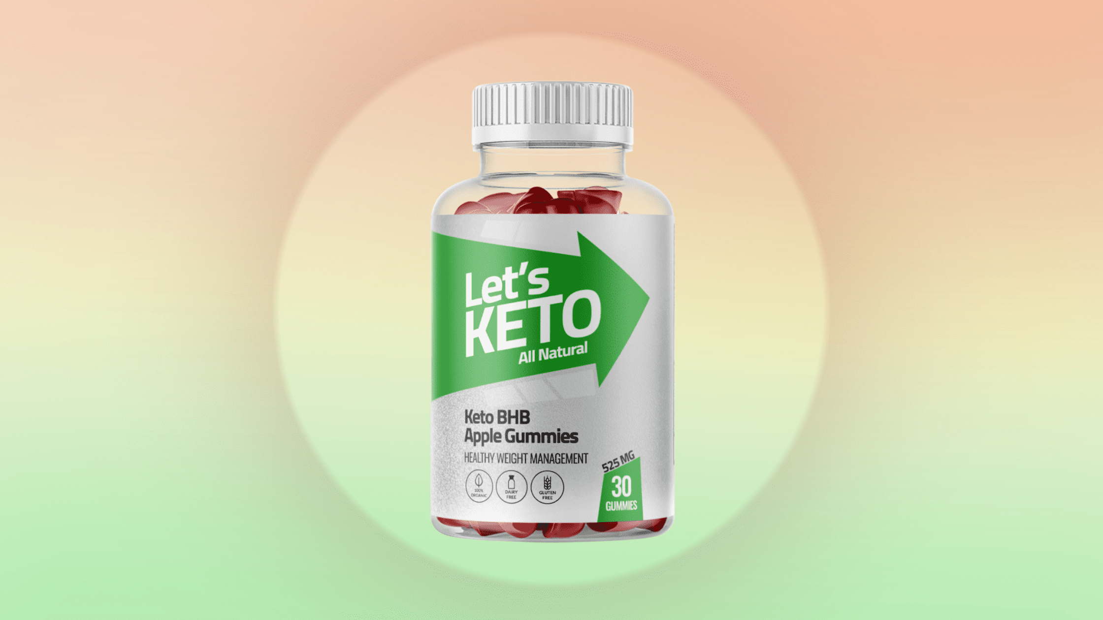 Let's Keto All Natural BHB Apple Gummies Reviews