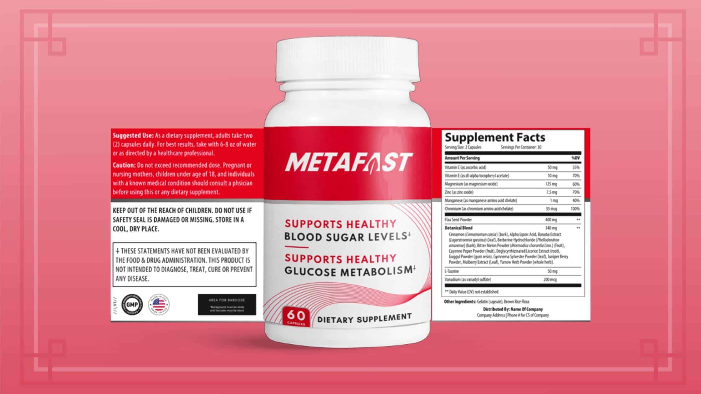 Metafast Supplement Facts
