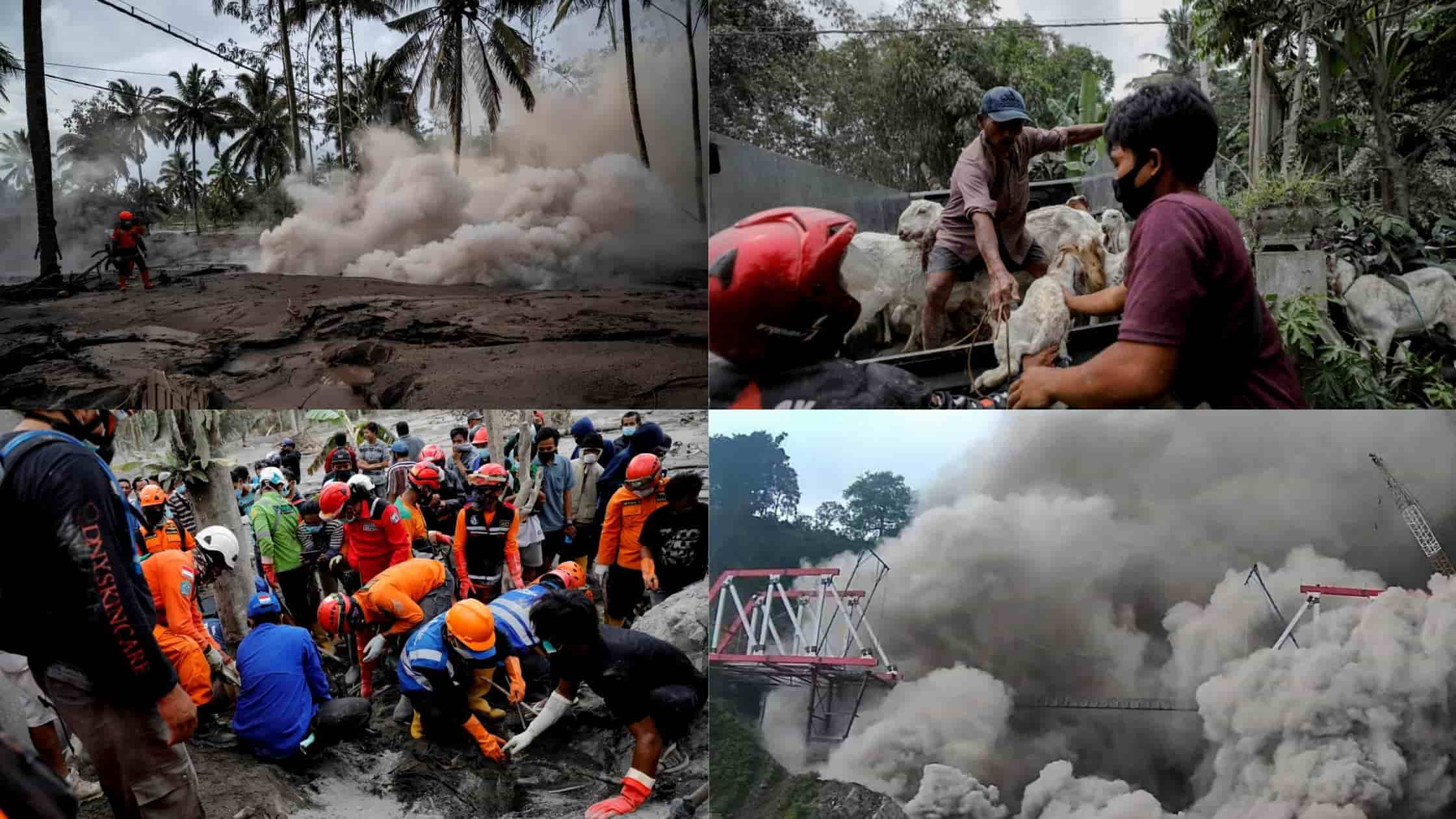 People Struggle In The Aftermath Of The Eruptions
