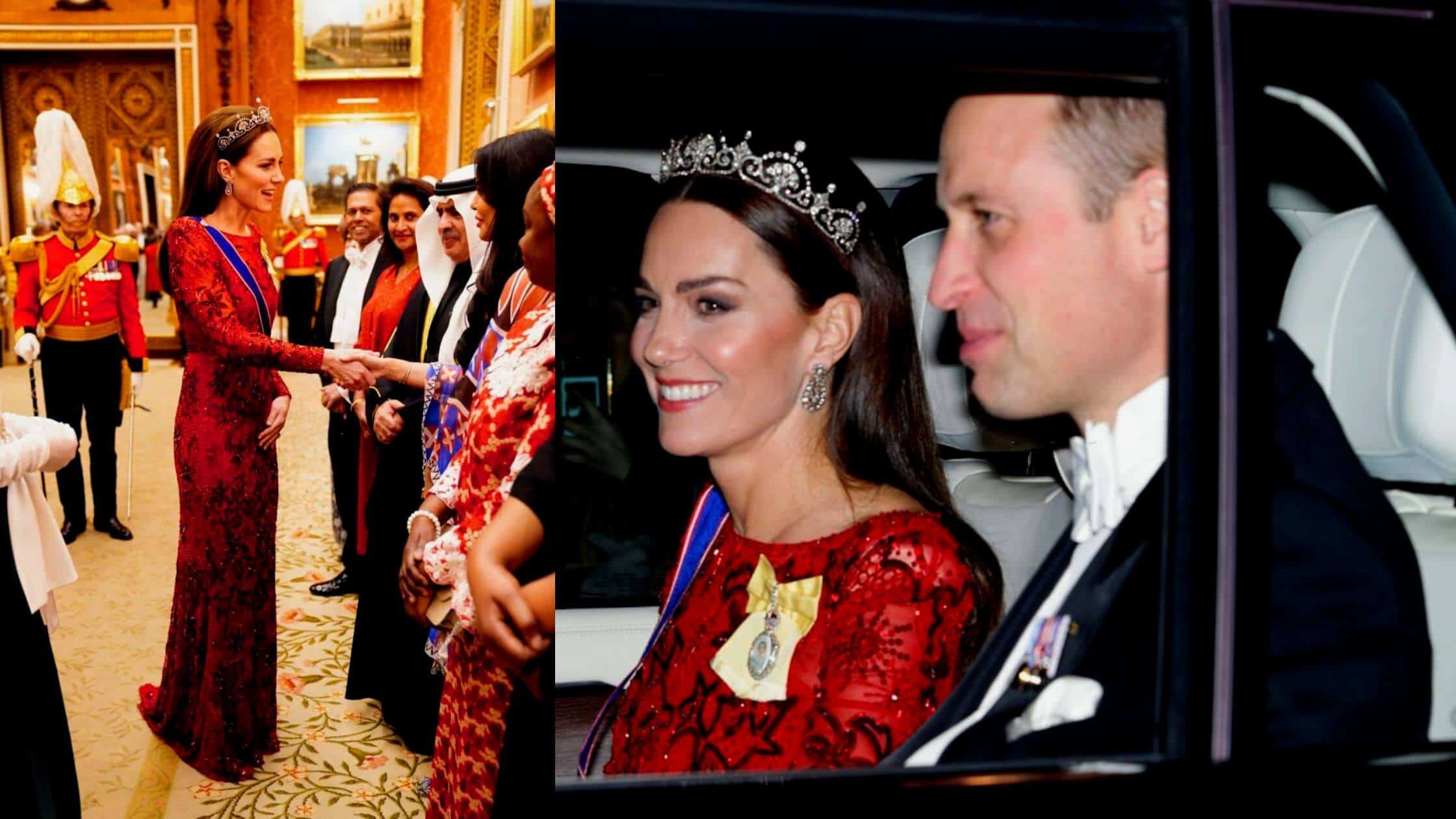 Sensational Appearance Of Kate Middleton At The Diplomatic Corps Reception At Buckingham!