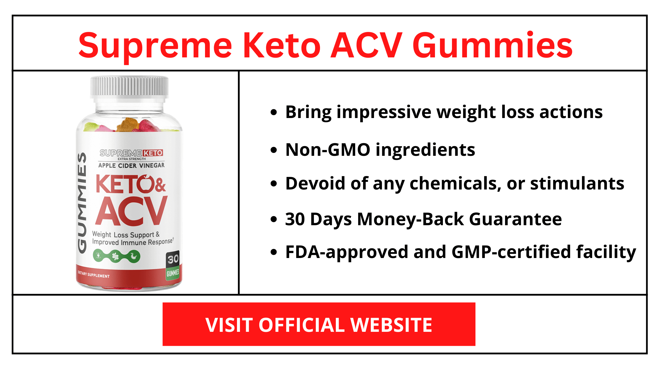 Supreme Keto ACV Gummies