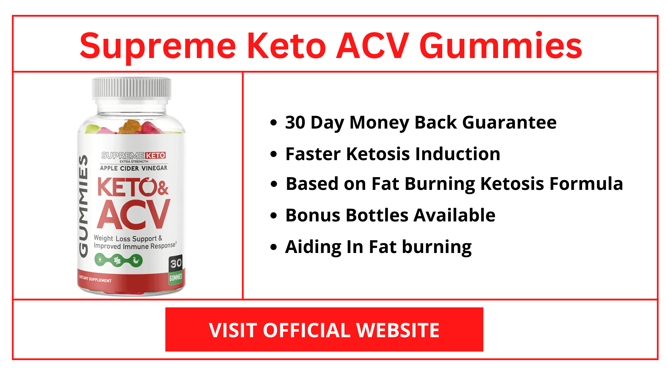 Supreme Keto ACV Gummies