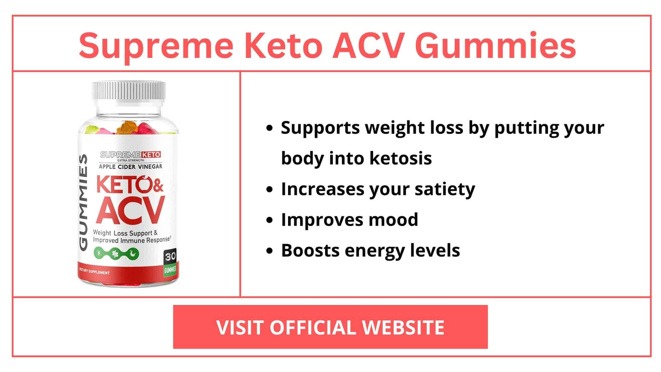 Supreme Keto ACV Gummies