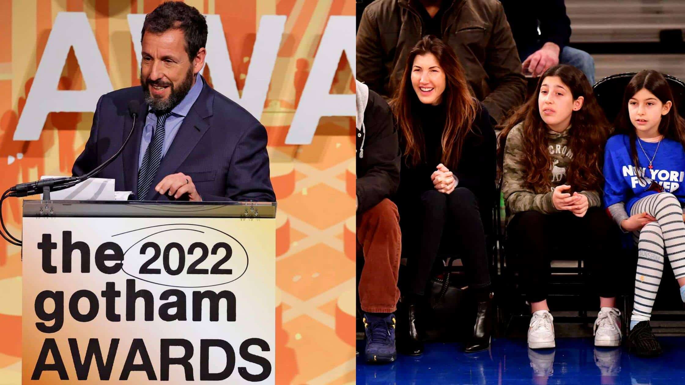 The Daughters Of Adam Sandler Roast Him At The Gotham Award Speech