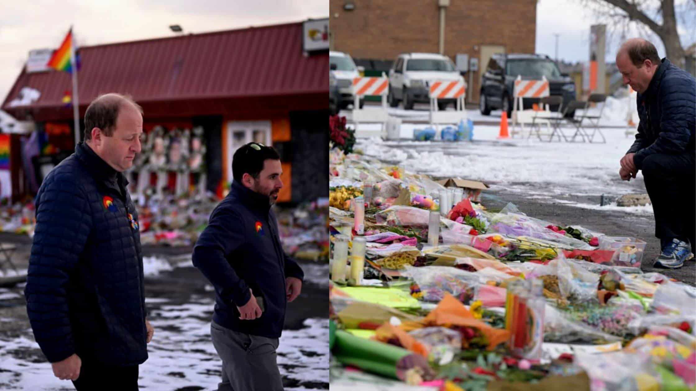 The Governor Of Colorado Visits The Shooting Scene As Community Recovers