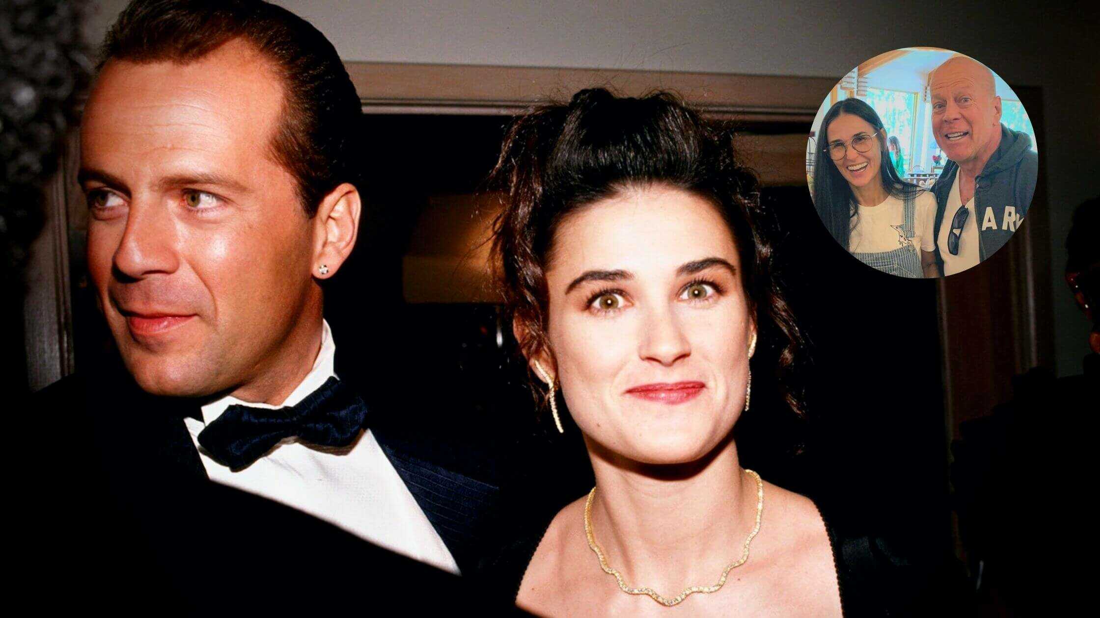 Together With Tallulah, Demi Moore And Bruce Willis Reunite For A Rare Photo