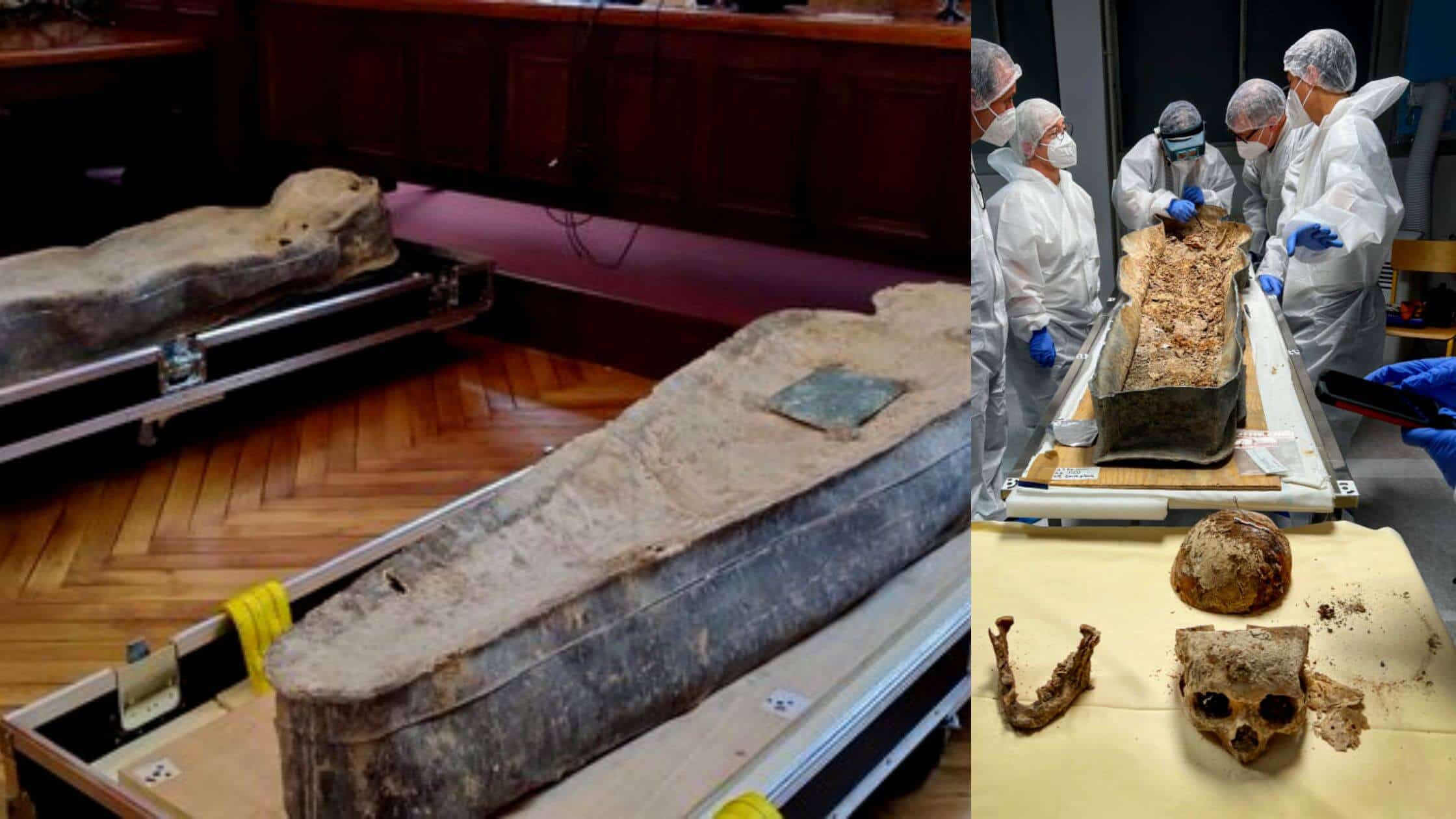 Two Lead Coffins Discovered At Notre Dame Are Opened By Scientists