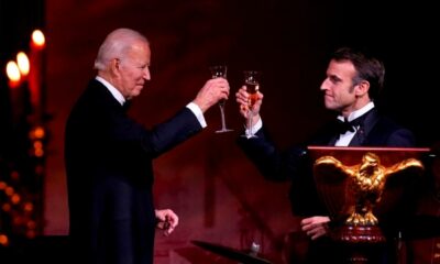 US State Dinner Presidents Biden And Macron Enjoy At The White House