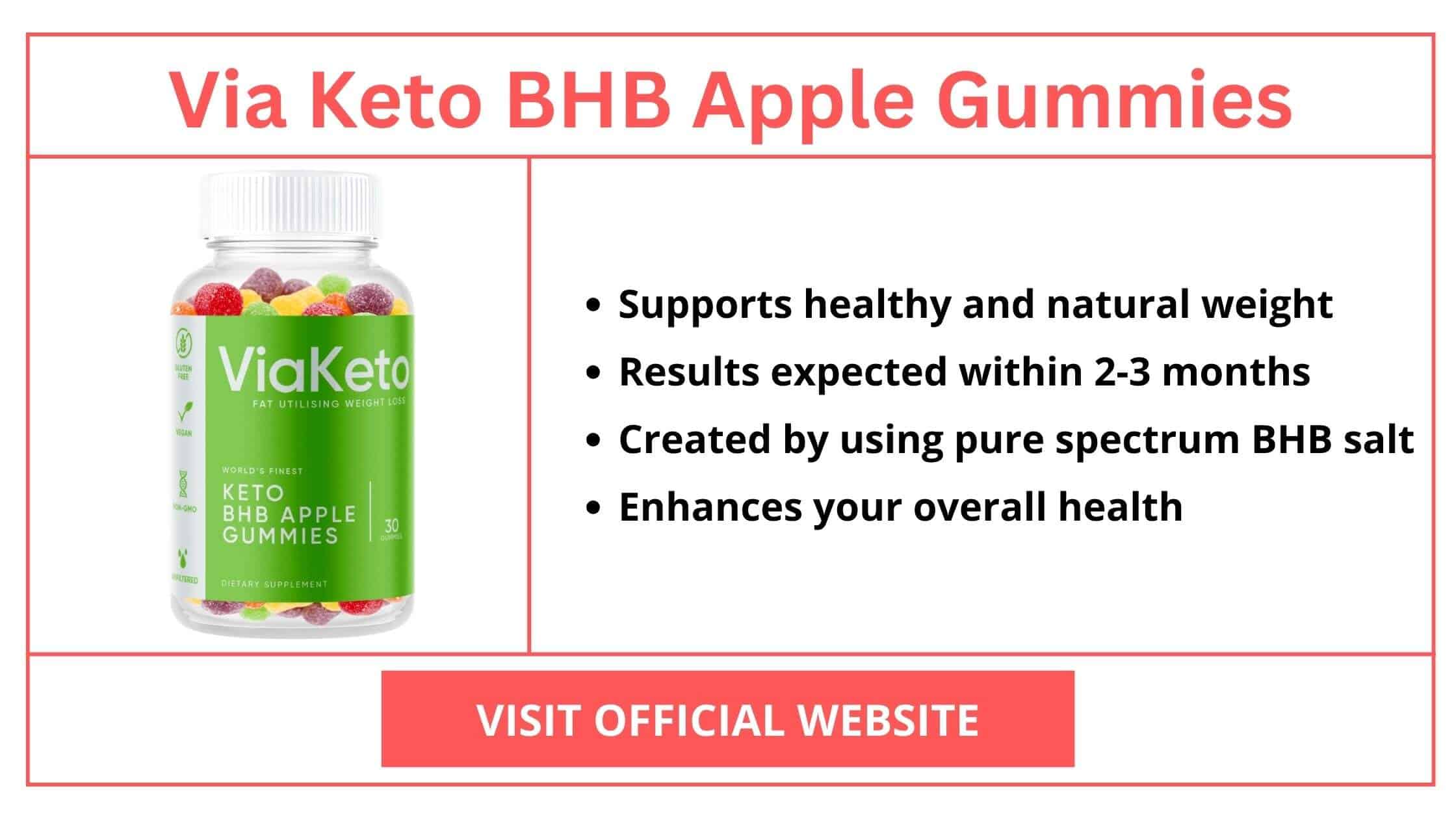 ViaKeto BHB Apple Gummies