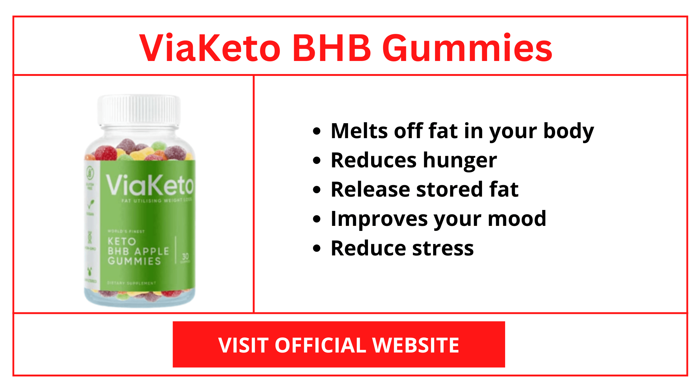 Via Keto BHB Apple gummies