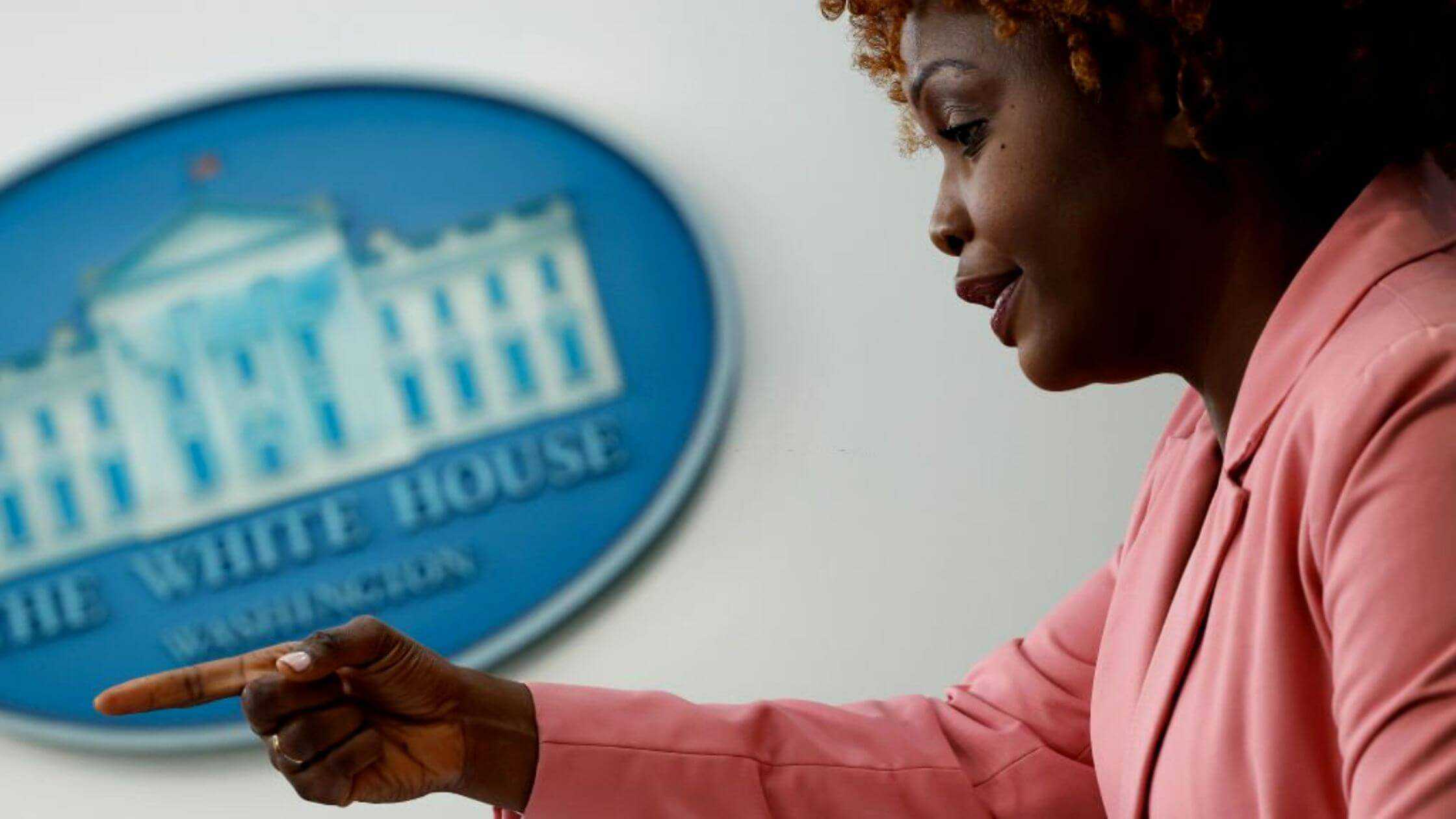 White House Press Secretary Jean-Pierre Reads The Wrong Script During A Briefing