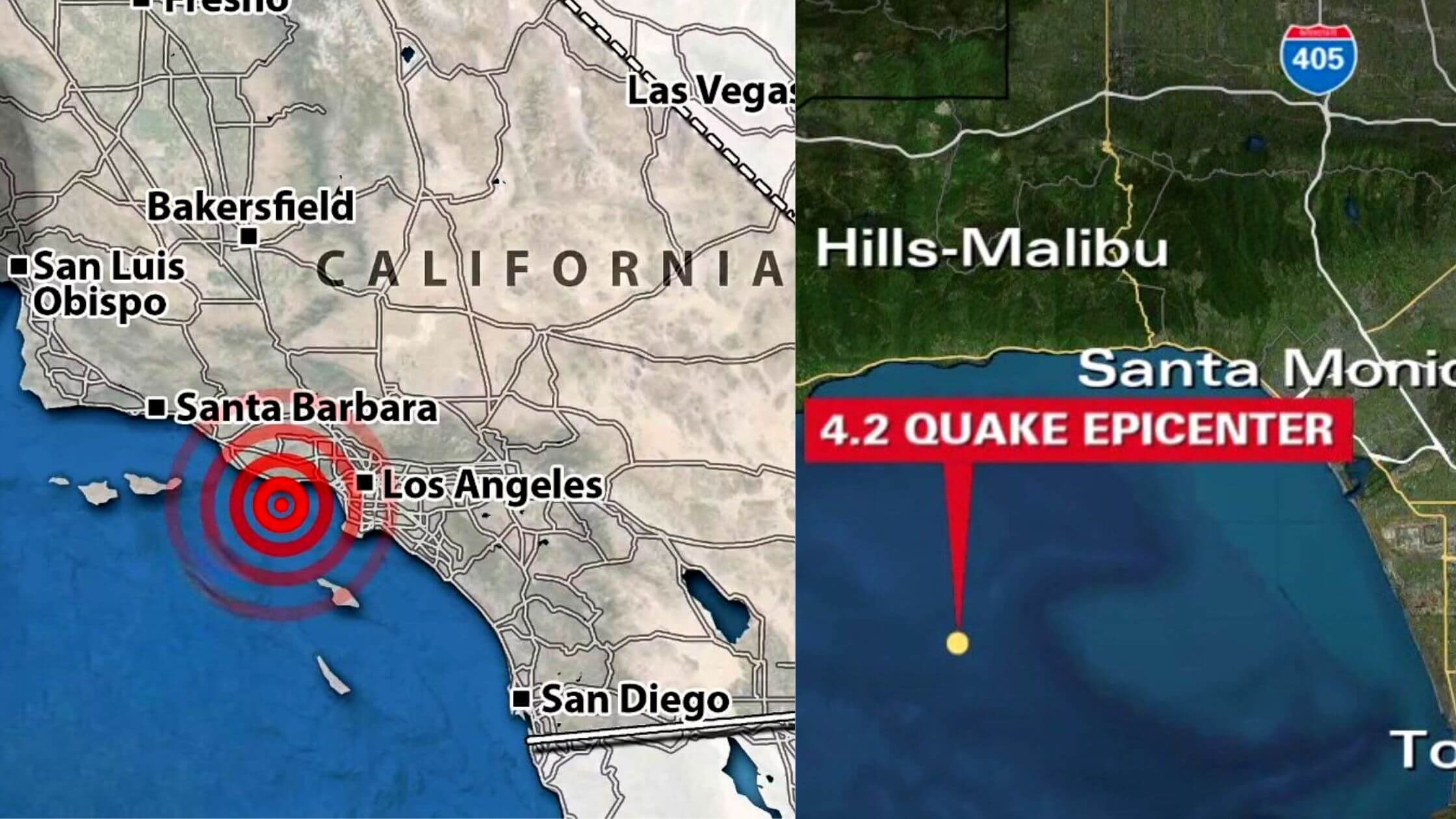 4.2 Magnitude Earthquake, Southern California