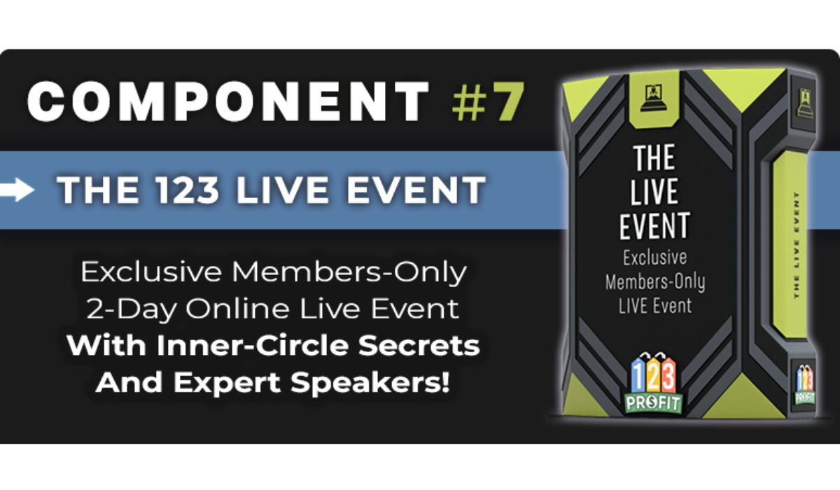 Component 7 - The 123 Live Event