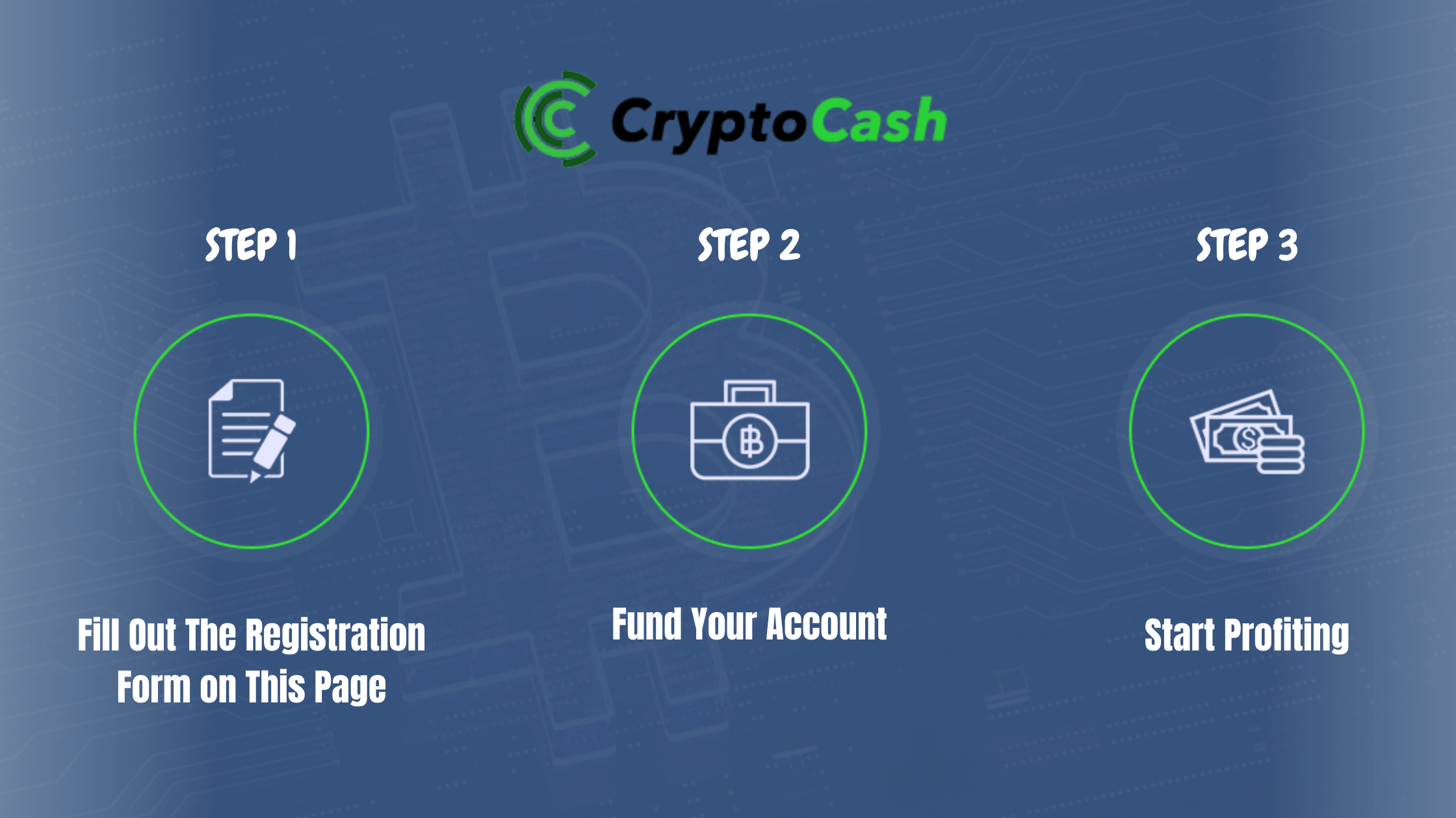 Crypto Cash Account Creation
