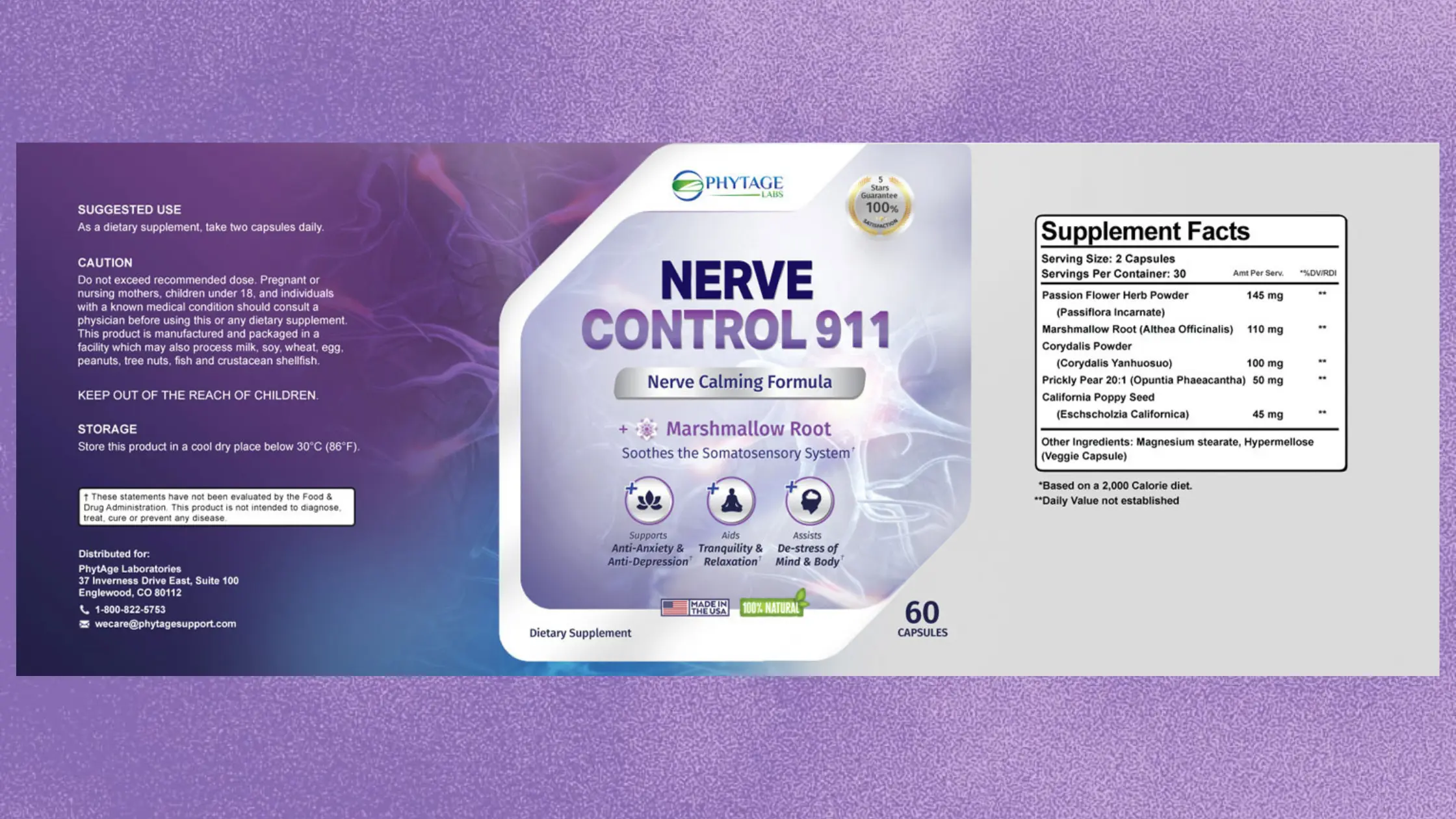 Nerve Control 911 Dosage