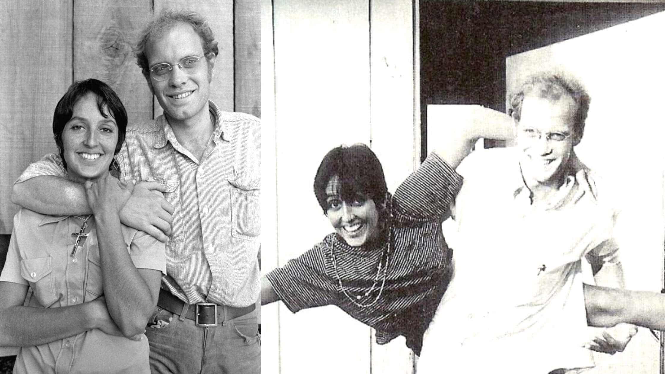 David Harris and Joan Baez