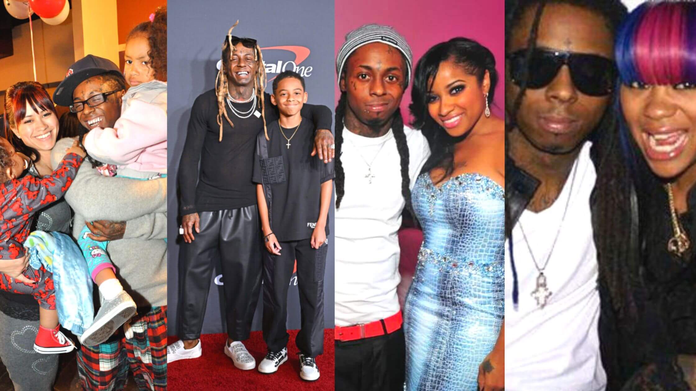 Lil Wayne and  Family 
