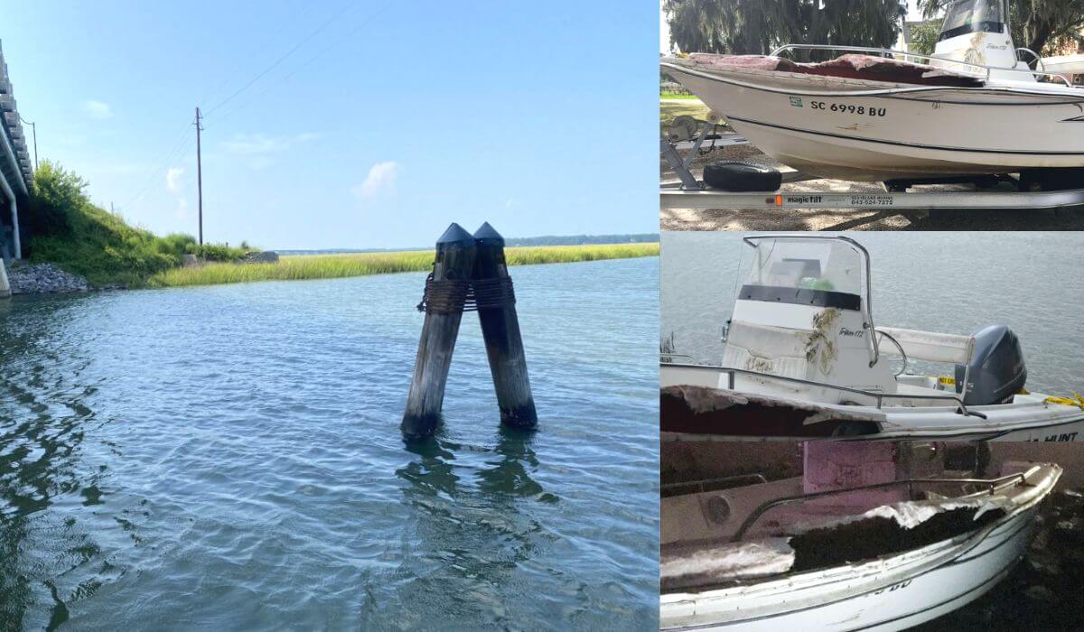 Mallory Beach Boat Crash Photographs