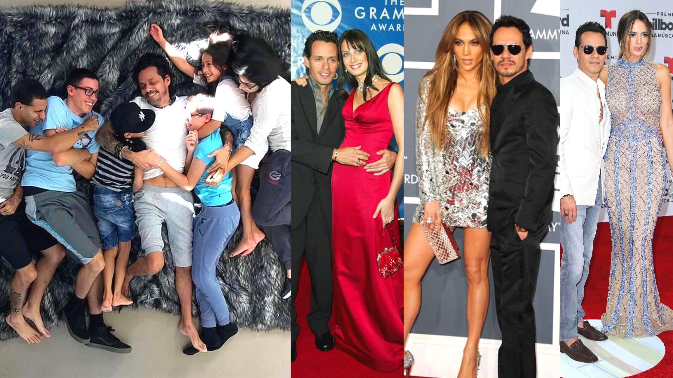 Marc Anthony and his family