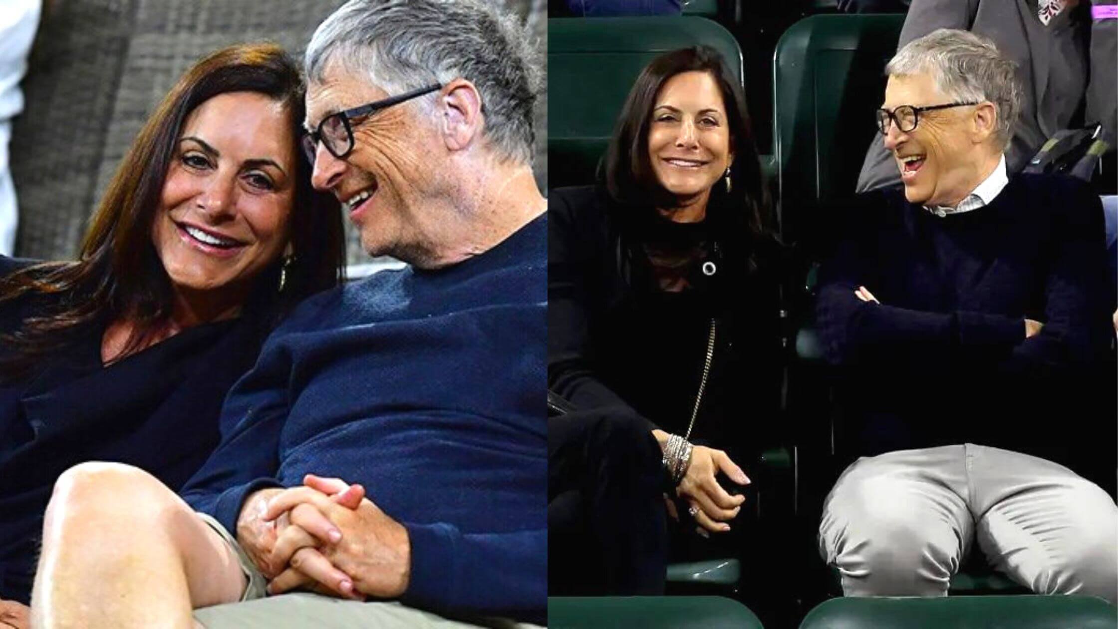 Paula Hurds and Bill Gates