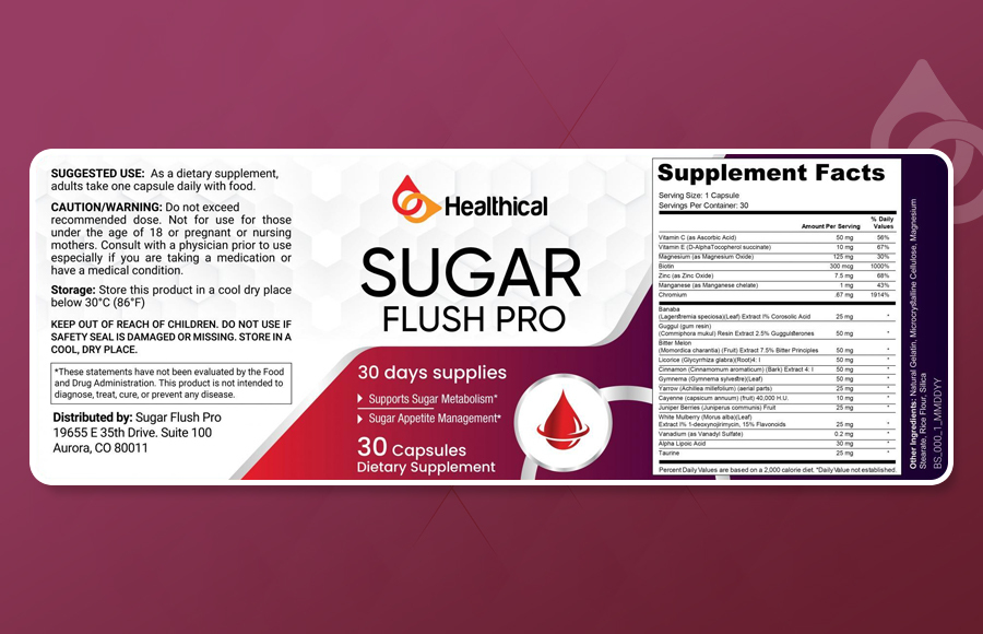 Sugar Flush Pro Dosage