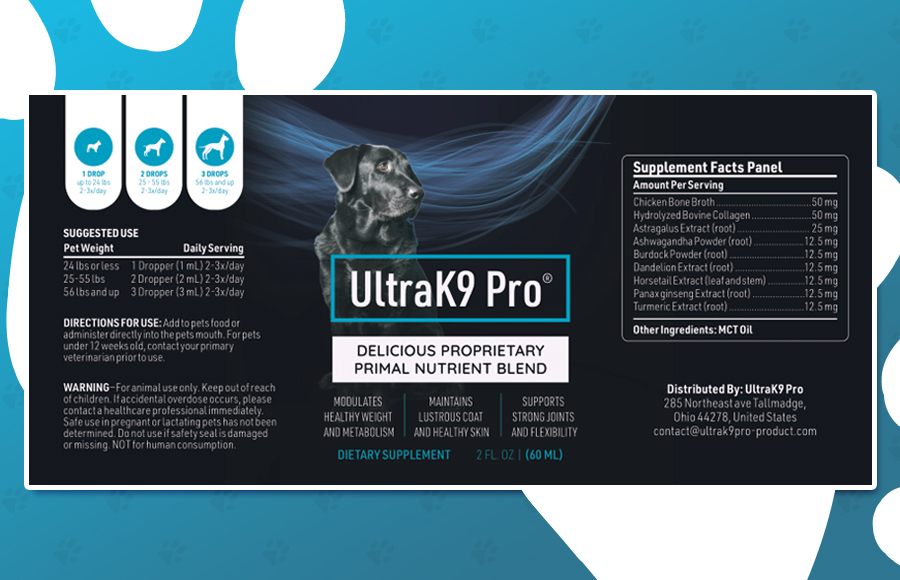 UltraK9 Pro Dosage