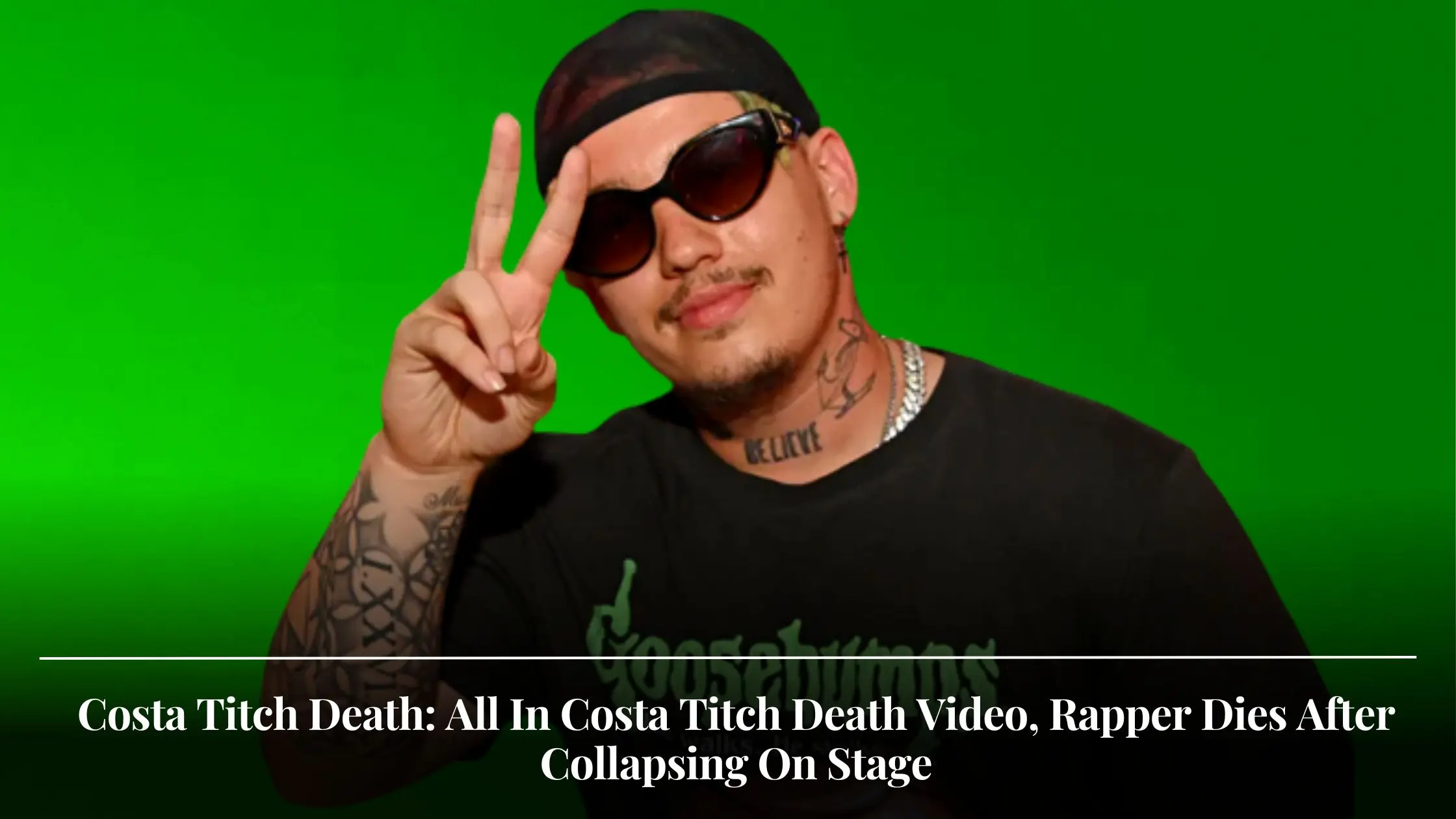Costa Titch Death All In Costa Titch Death Video, Rapper Dies After Collapsing On Stage