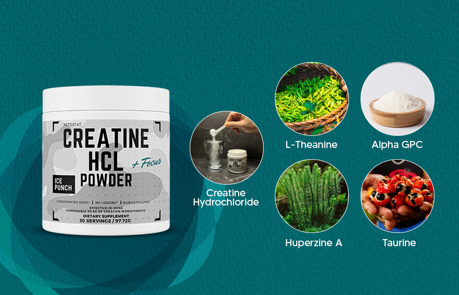 Ketostat Creatine HCL Powder Ingredients