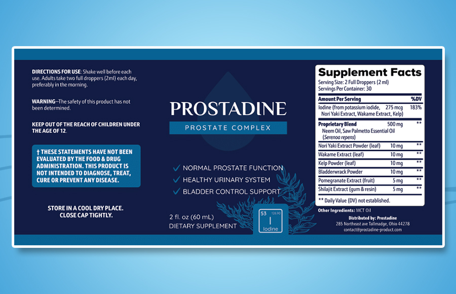 Prostadine Dosage