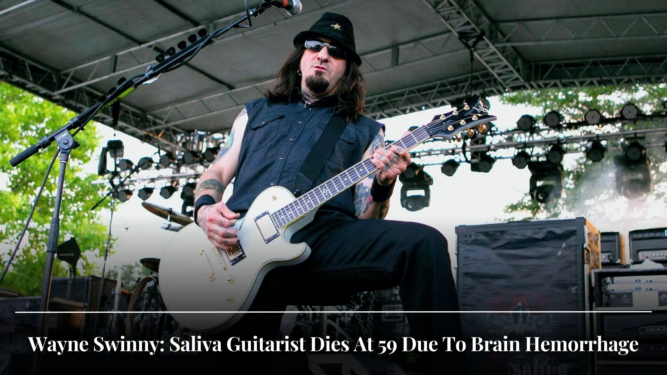 Wayne Swinny Saliva Guitarist Dies At 59 Due To Brain Hemorrhage