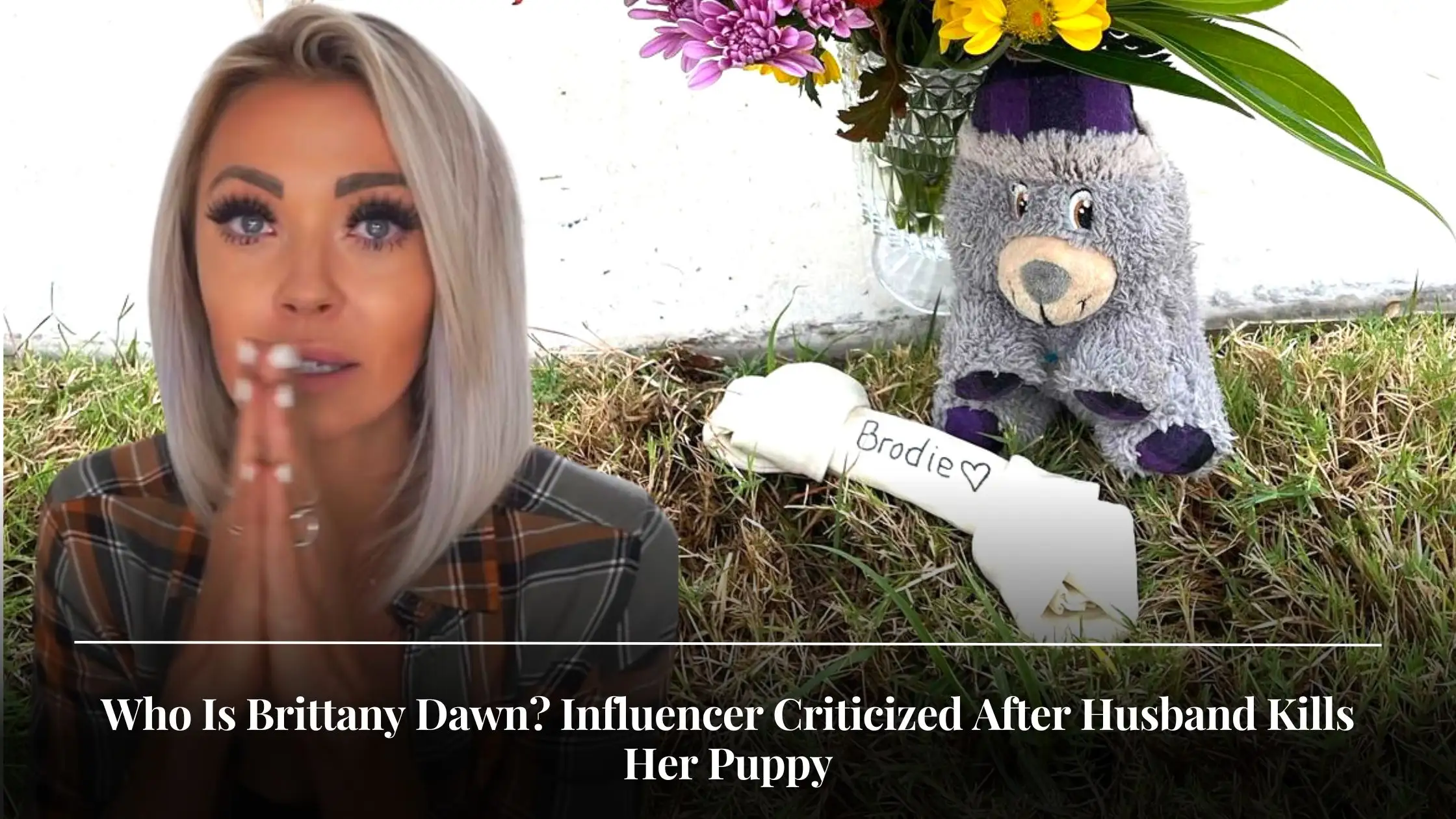 Who Is Brittany Dawn Influencer Criticized After Husband Kills Her Puppy