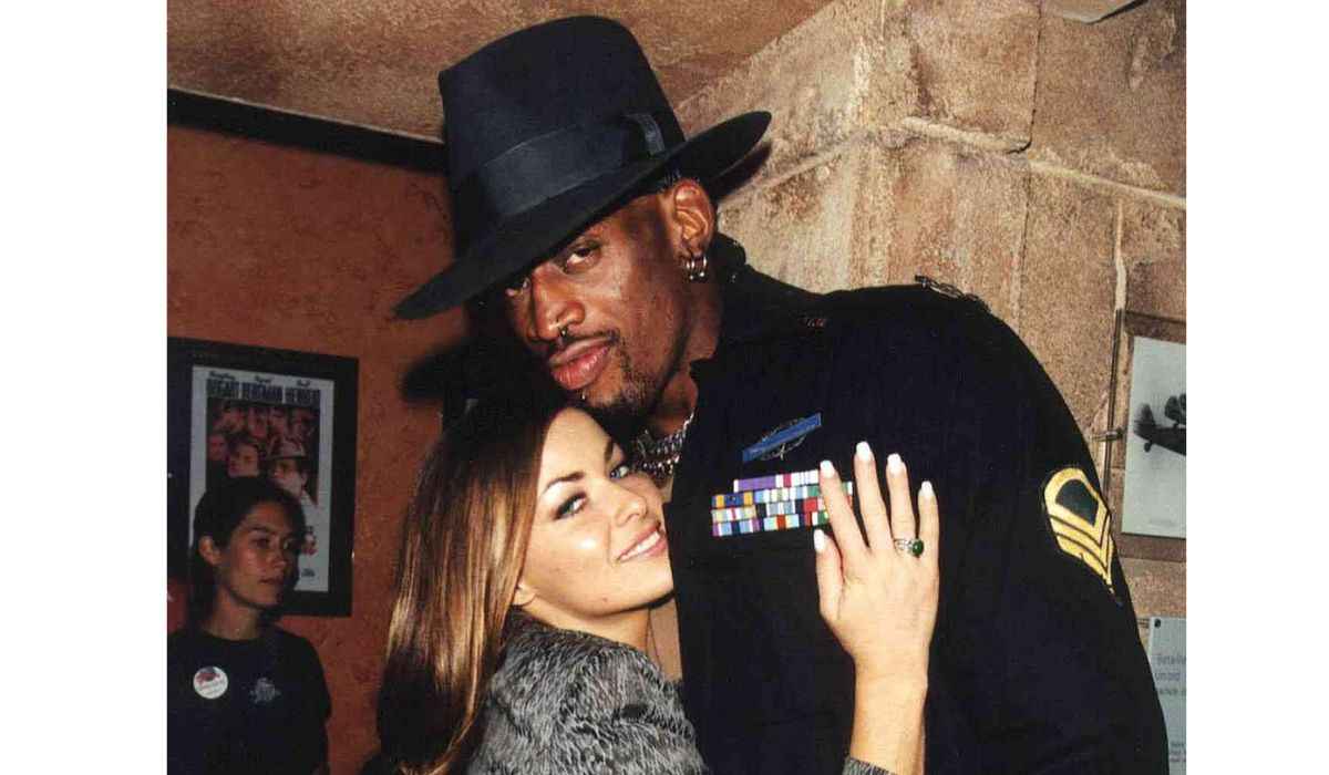 Dennis Rodman and Carmen Electra