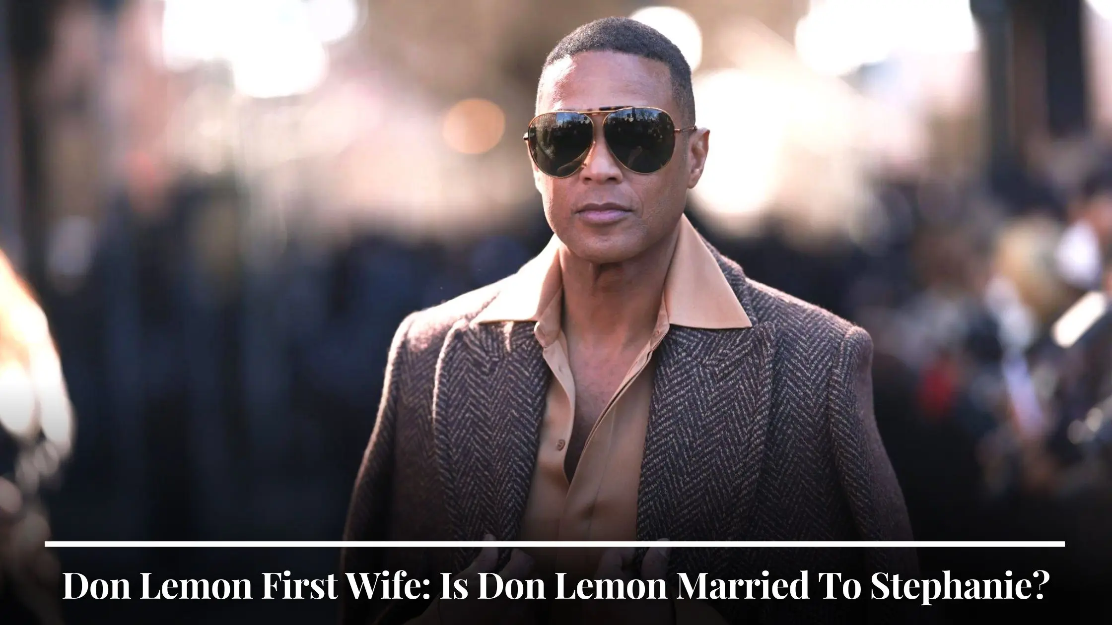 Don Lemon First Wife Is Don Lemon Married To Stephanie