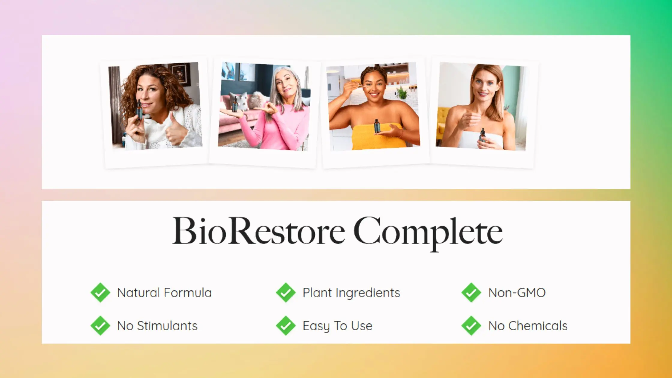 BioRestore Complete Benefits