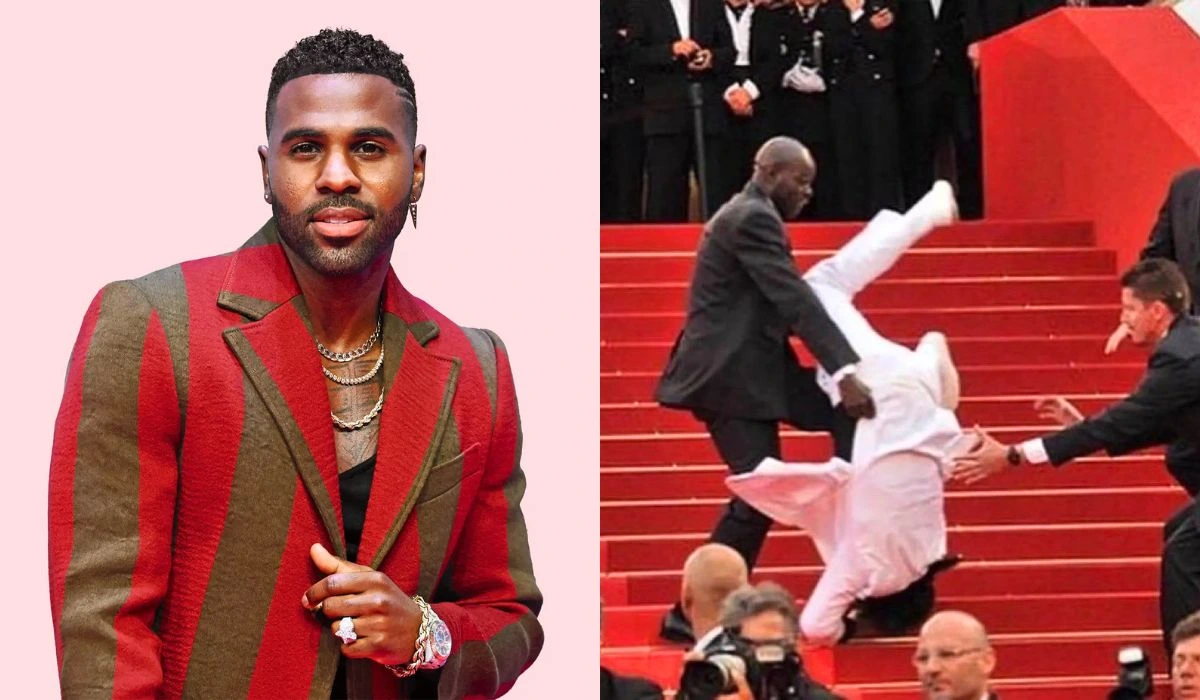 Met Gala 2023 Jason Derulo Fall From The Stairs Is The Photo Fake Or Real