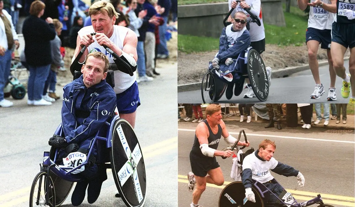 Rick Hoyt-Boston Marathon Icon
