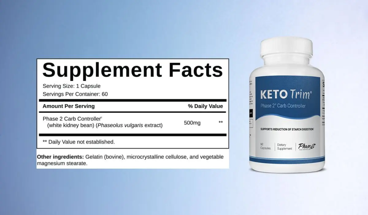Keto Trim Supplement Facts